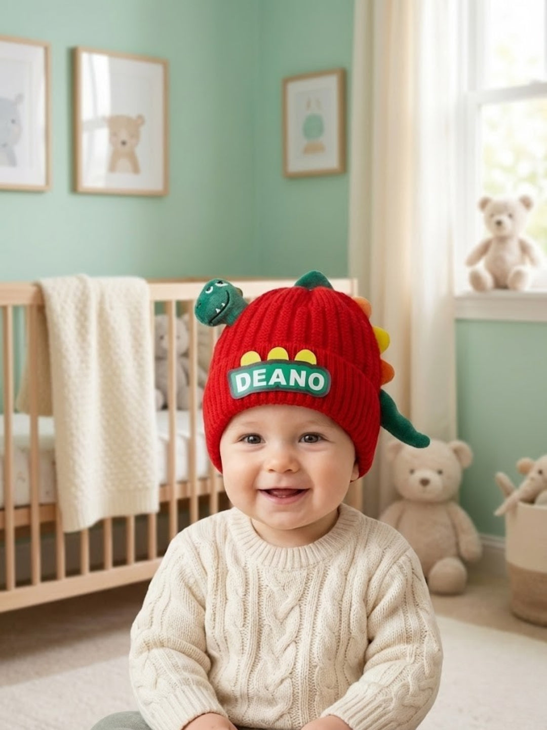Cdeck Kids Woolen Cap for Boys & Girls | Soft, Warm & Comfortable Winter Wear | 1–2 Years