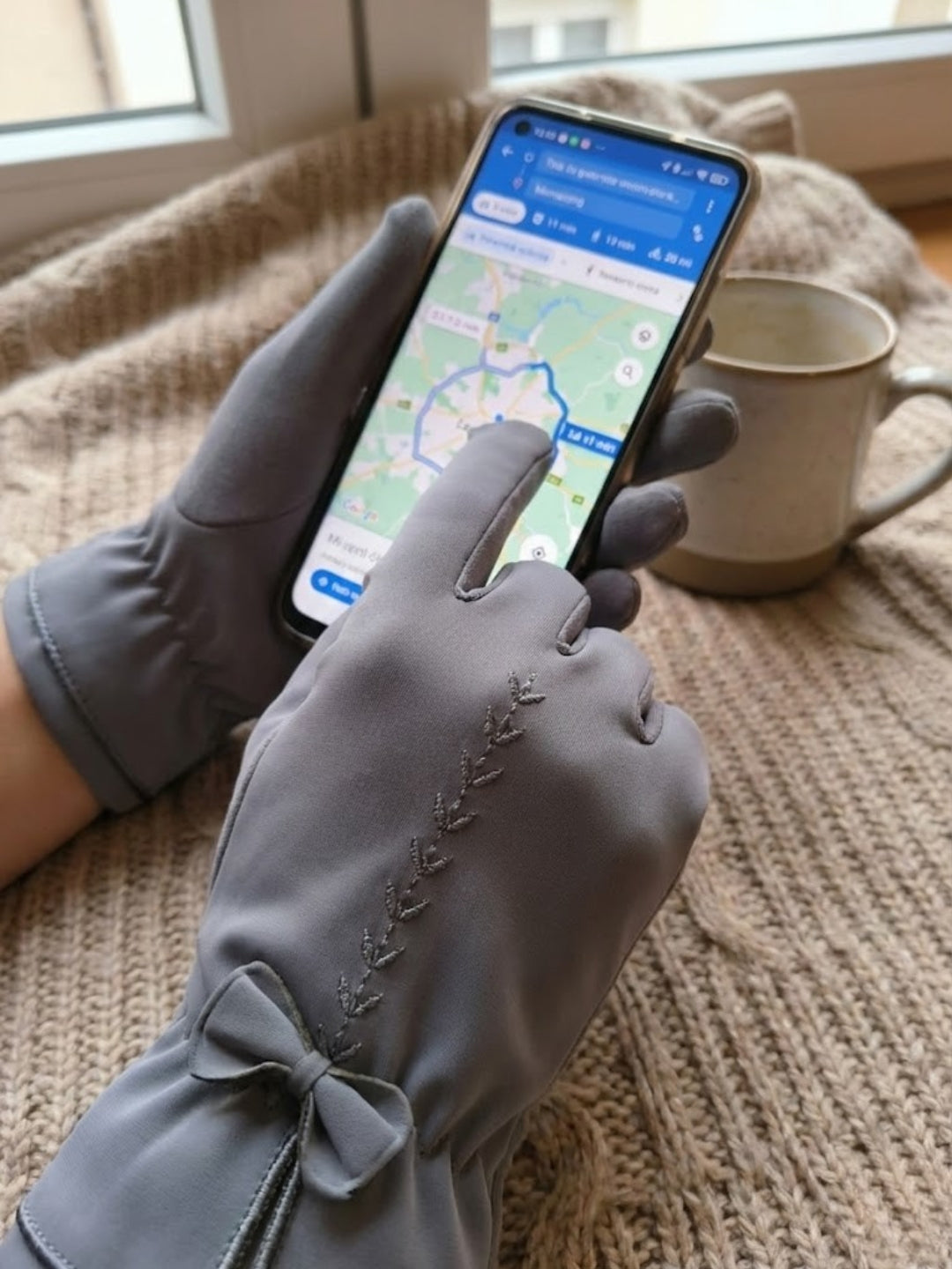 Cdeck Women Woolen Winter Gloves | Soft, Warm & Comfortable for Winter Wear
