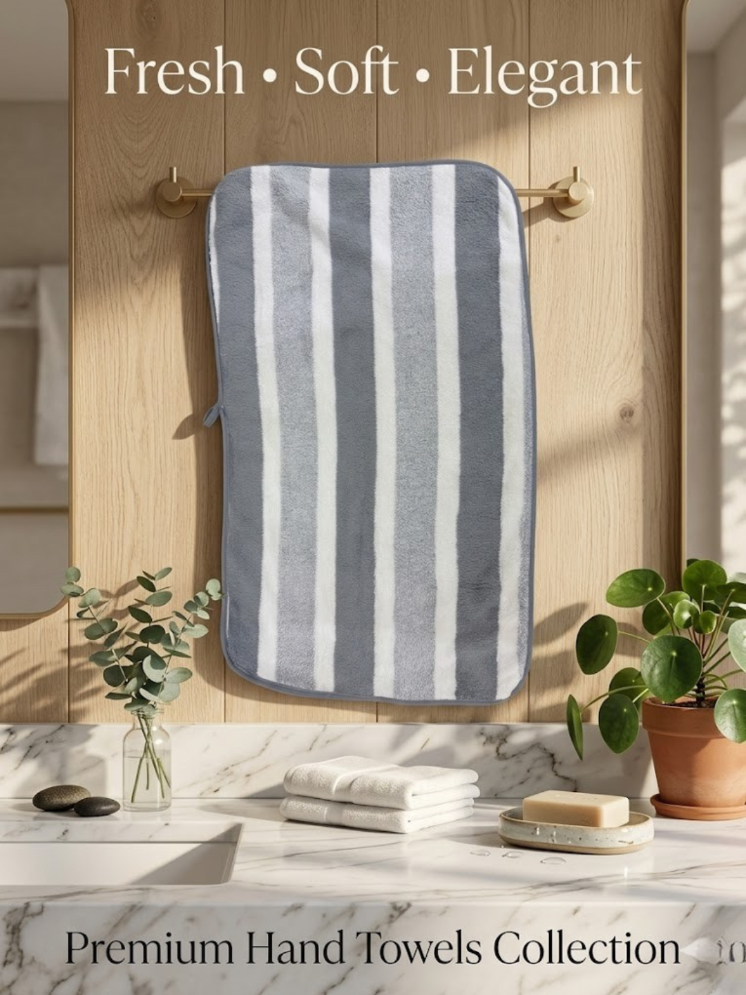 Cdeck Premium Cotton Hand Towel | Soft, Absorbent & Comfortable Everyday Use