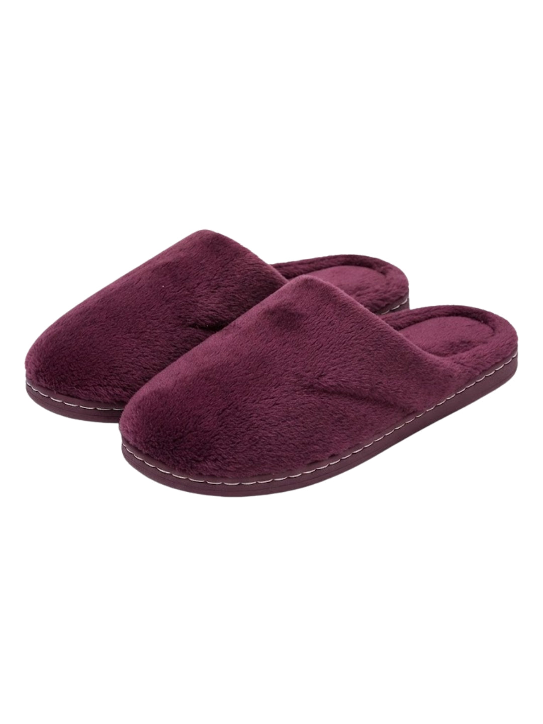 Cdeck Women’s Fuzzy Winter Slippers | Soft Plush  Slippers for Comfort & Warmth | Free Size |Burgundy