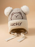 Cdeck Kids Woolen Winter Cap for Boys & Girls | Warm & Comfortable Winter Wear | 2–4 Years|Beige