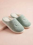 Cdeck Women’s Fuzzy Winter Slippers | Soft Plush  Slippers for Comfort & Warmth | Free Size | Green