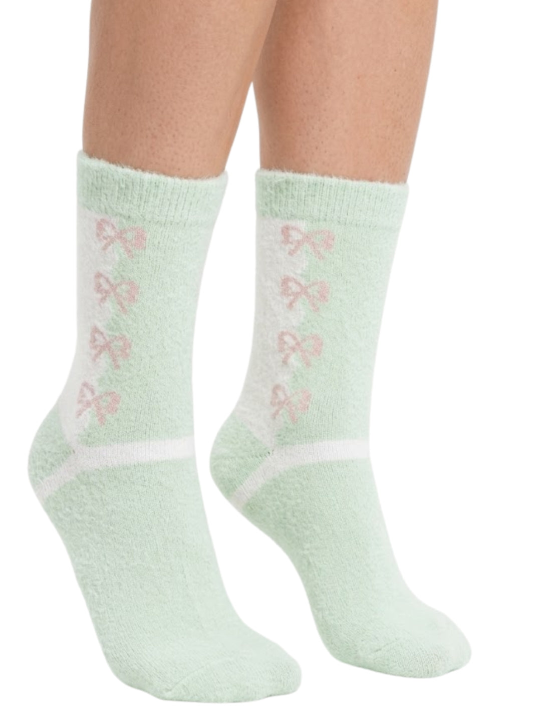Cdeck Women’s Winter Hair Wool Socks | Warm & Comfortable | Free Size | Mint Green