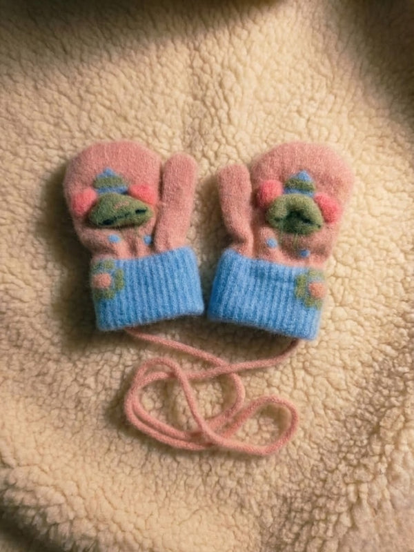 Cdeck Baby Woolen Winter Gloves for Boys & Girls | Soft, Warm & Comfortable | 0–12 Months