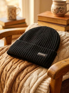 Cdeck Men’s Woolen Winter Cap | Soft, Warm & Comfortable Cap for Everyday Wear | Free Size | Black