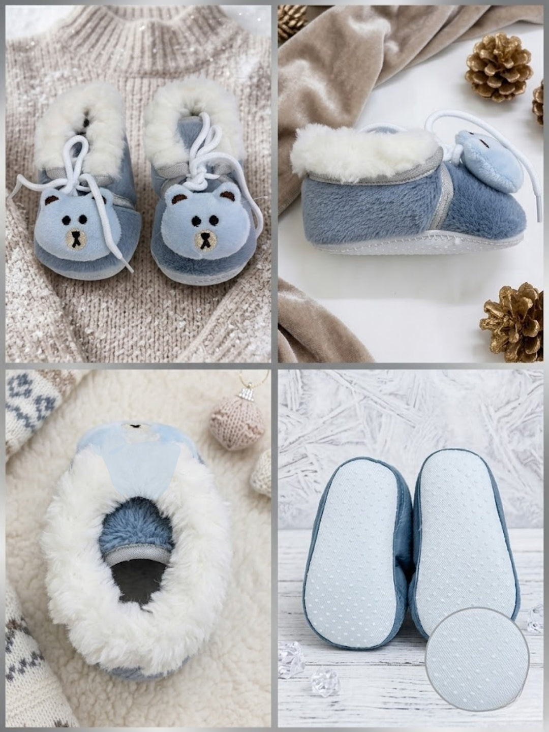 Cdeck Warm Winter Booties for Kids | Soft & Comfortable | 3–18 Months