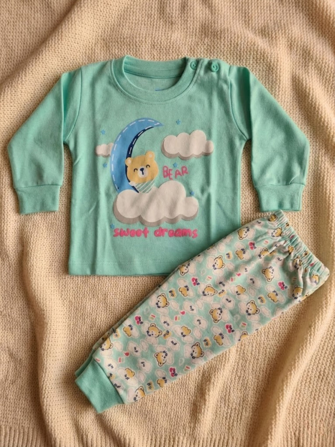 Cdeck Baby Full Sleeve T-Shirt & Pants Set | Soft, Comfortable & Stylish Baby Wear