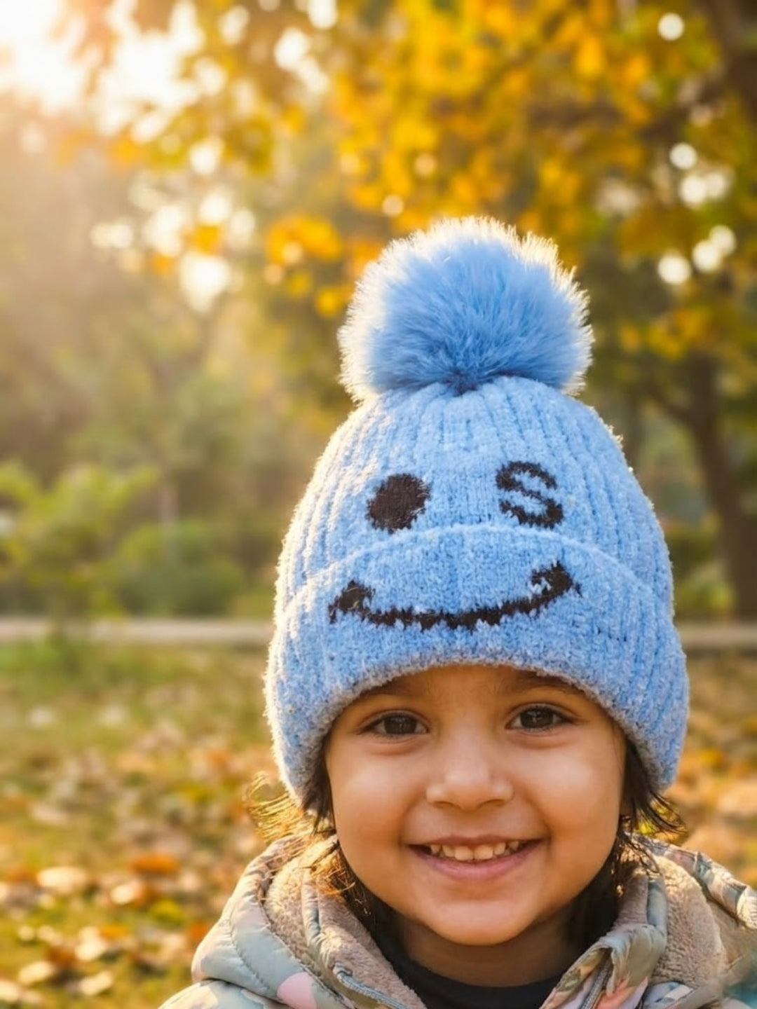 Cdeck Kids Woolen Winter Cap for Boys & Girls | Soft, Warm & Comfortable | 2–4 Years
