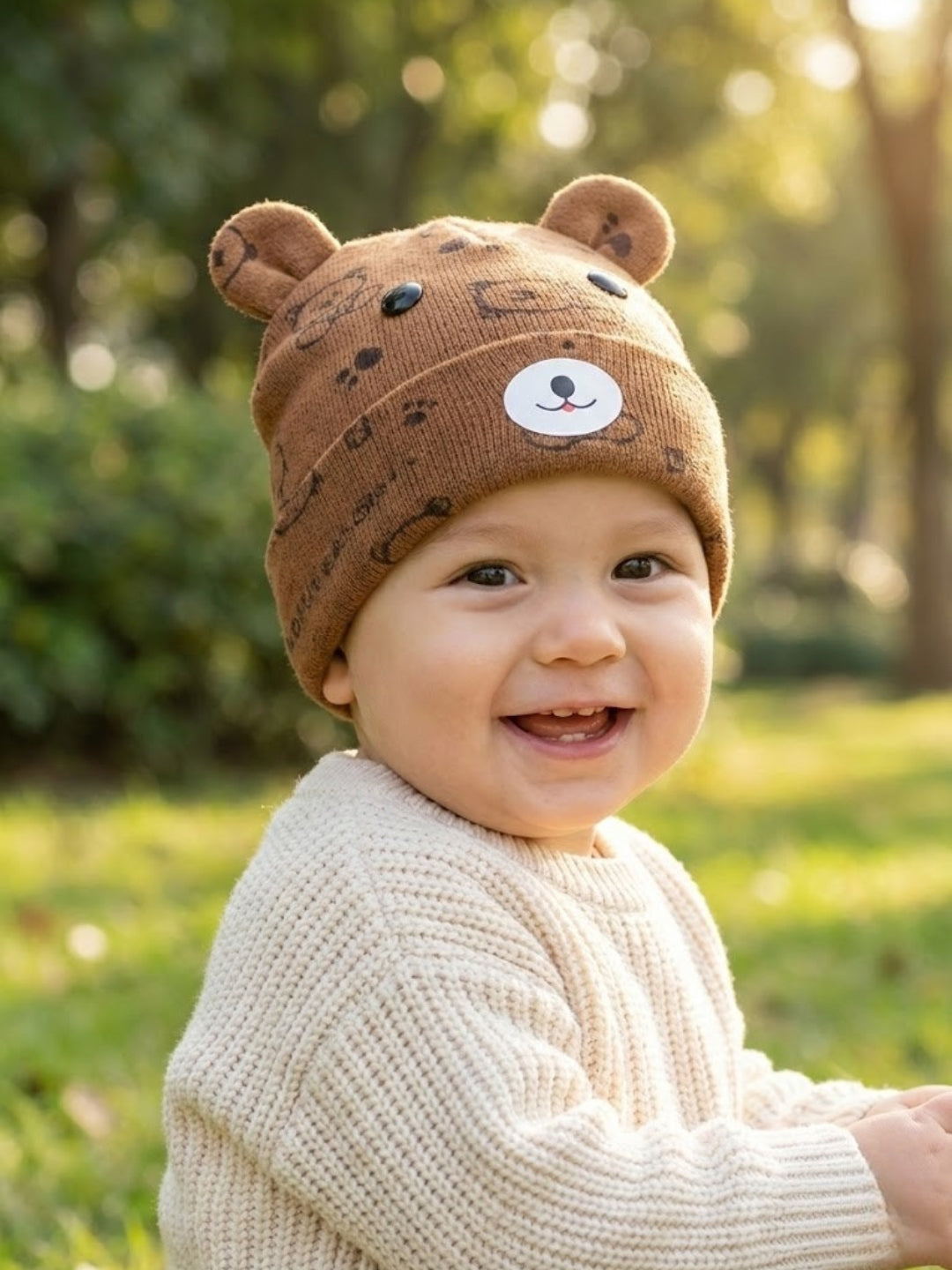 Cdeck Kids Woolen Cap for Boys & Girls | Soft, Warm & Comfortable Winter Wear | 6–18 Months