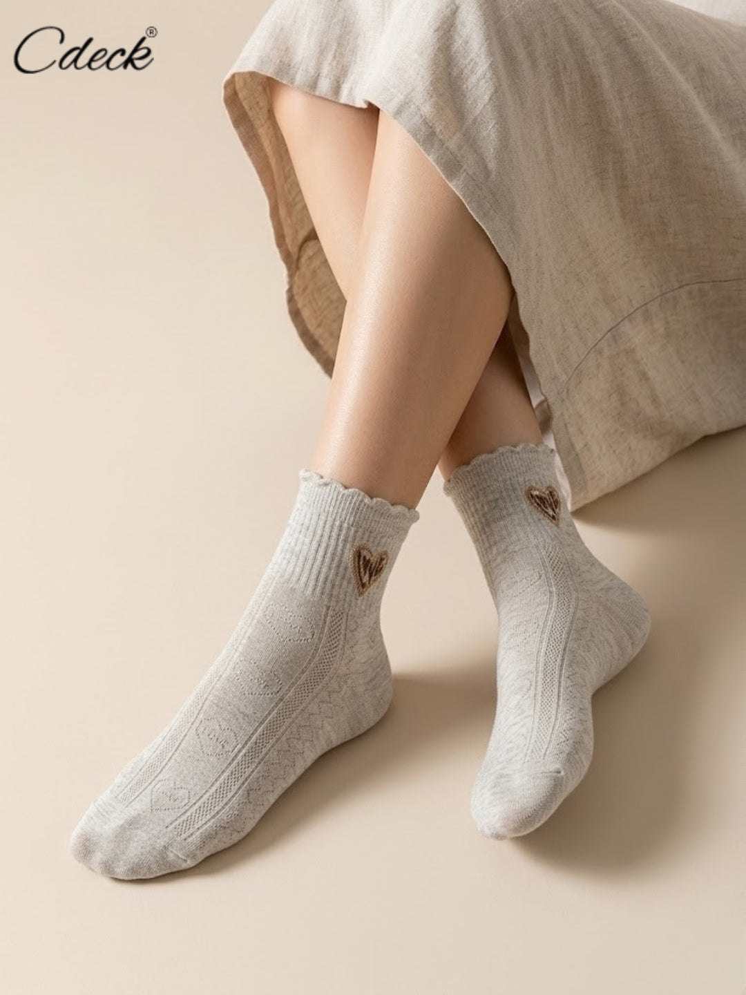 Cdeck Women Cotton Ankle Socks | Soft, Comfortable & Breathable Everyday Socks