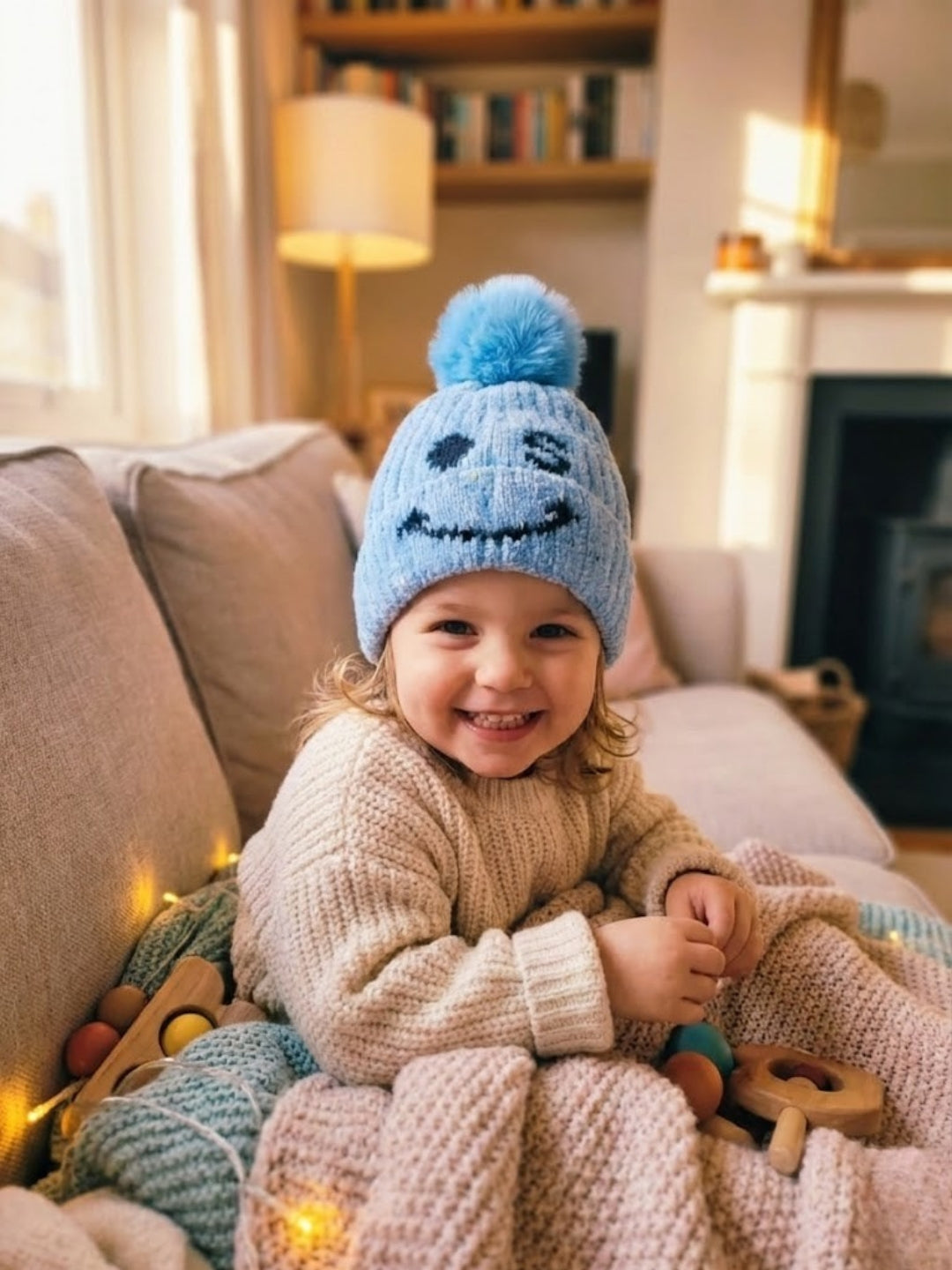Cdeck Kids Woolen Winter Cap for Boys & Girls | Soft, Warm & Comfortable | 2–4 Years