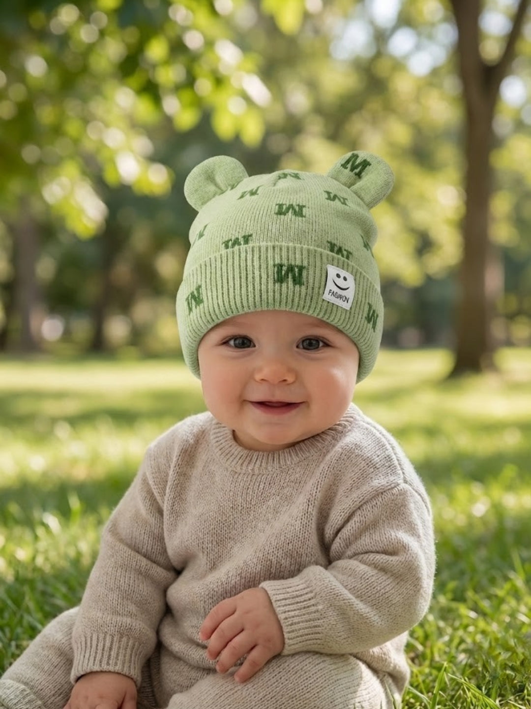 Cdeck Kids Woolen Cap for Boys & Girls | Soft, Warm & Comfortable Winter Wear | 6–18 Months