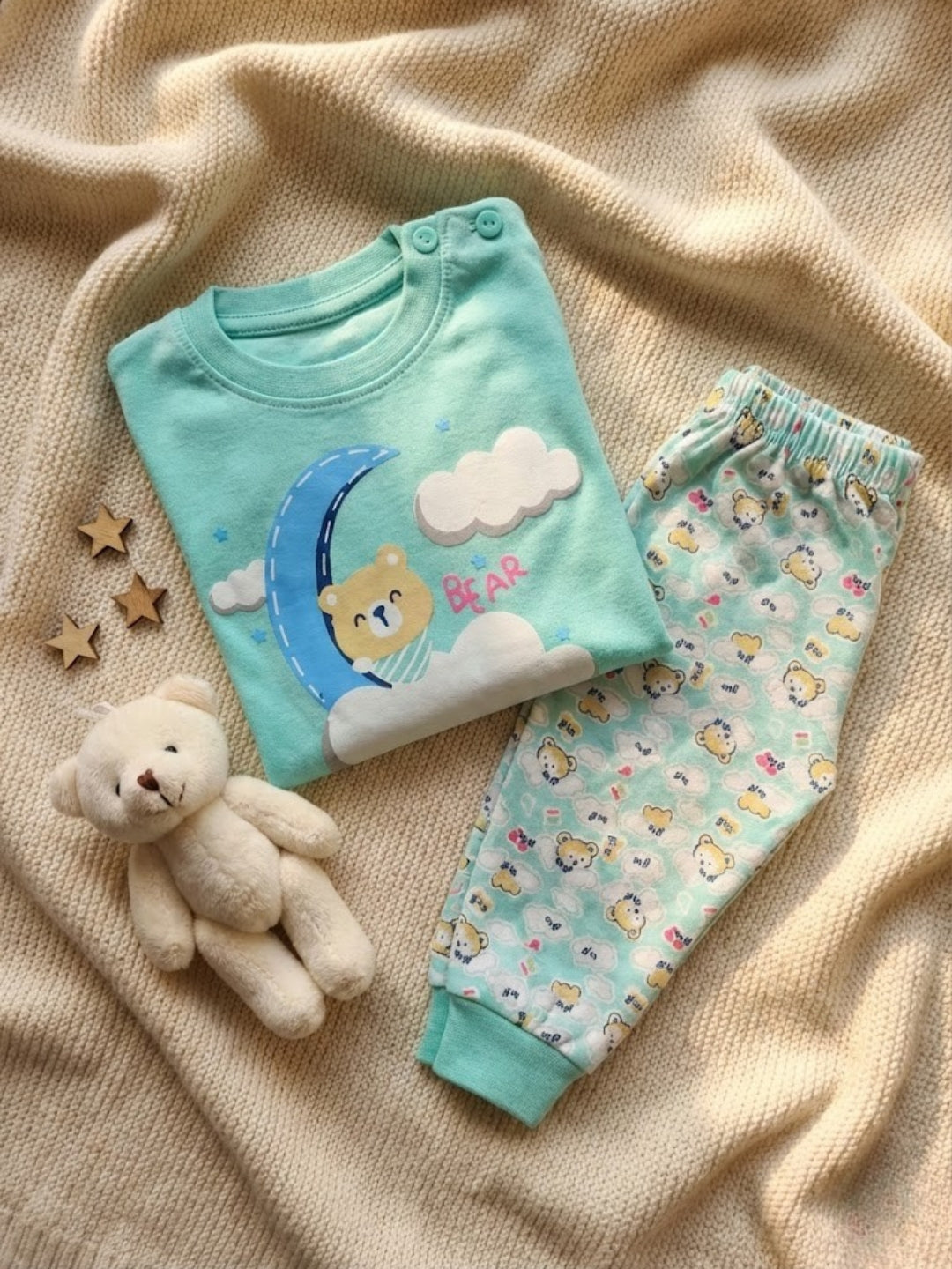 Cdeck Baby Full Sleeve T-Shirt & Pants Set | Soft, Comfortable & Stylish Baby Wear