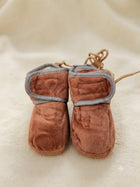 Cdeck Woolen Baby Booties for kids| Soft, Warm & Comfortable Winter Footwear | 3–9 Months | brown