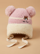 Cdeck Kids Woolen Winter Cap for Boys & Girls | Warm & Comfortable Winter Wear | 2–4 Years | Pink
