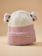 Cdeck Kids Woolen Winter Cap for Boys & Girls | Warm & Comfortable Winter Wear | 2–4 Years | Pink