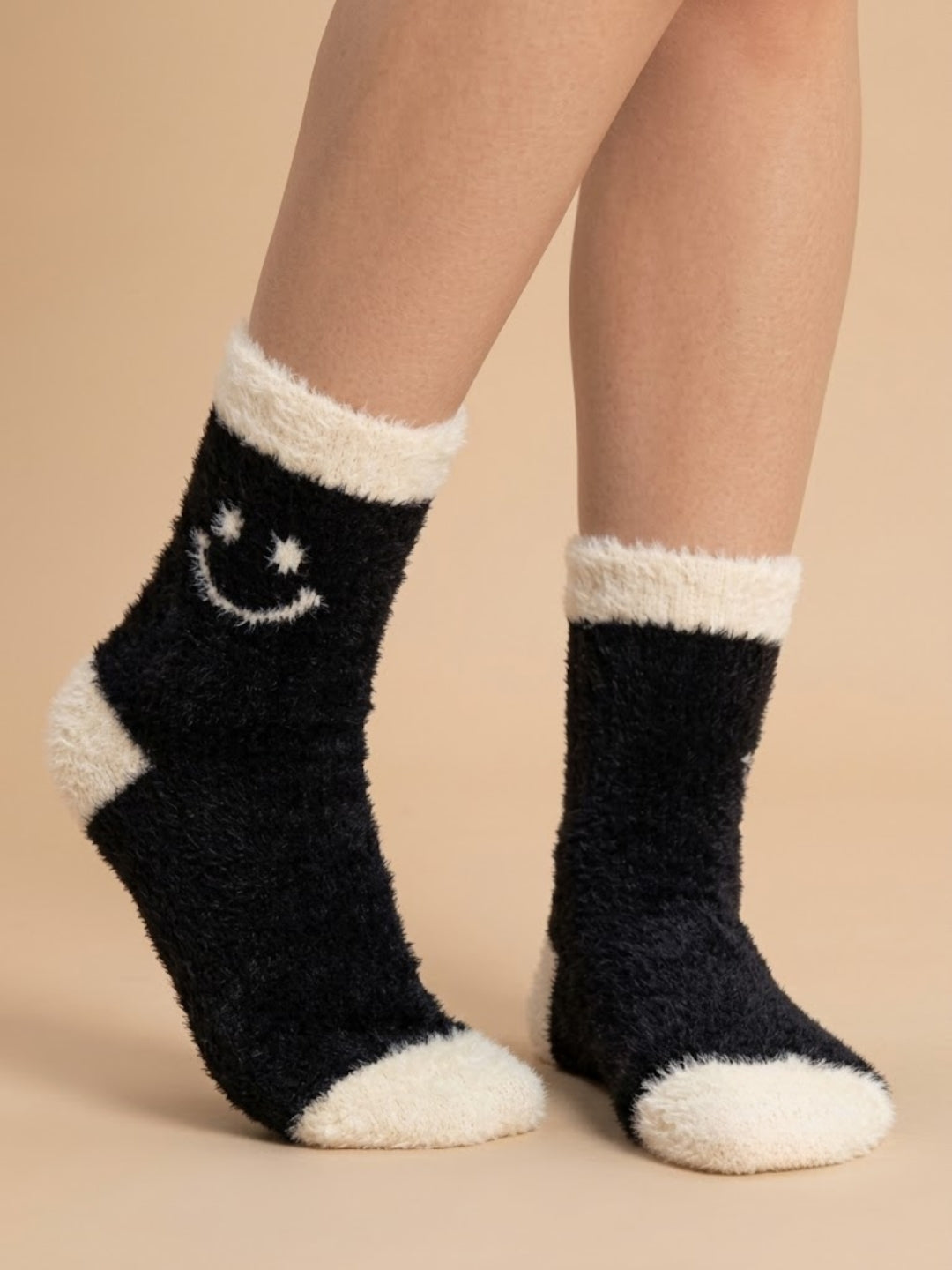 Cdeck Women’s Wool Socks | Soft & Warm Woolen Winter Socks | Free Size | Black