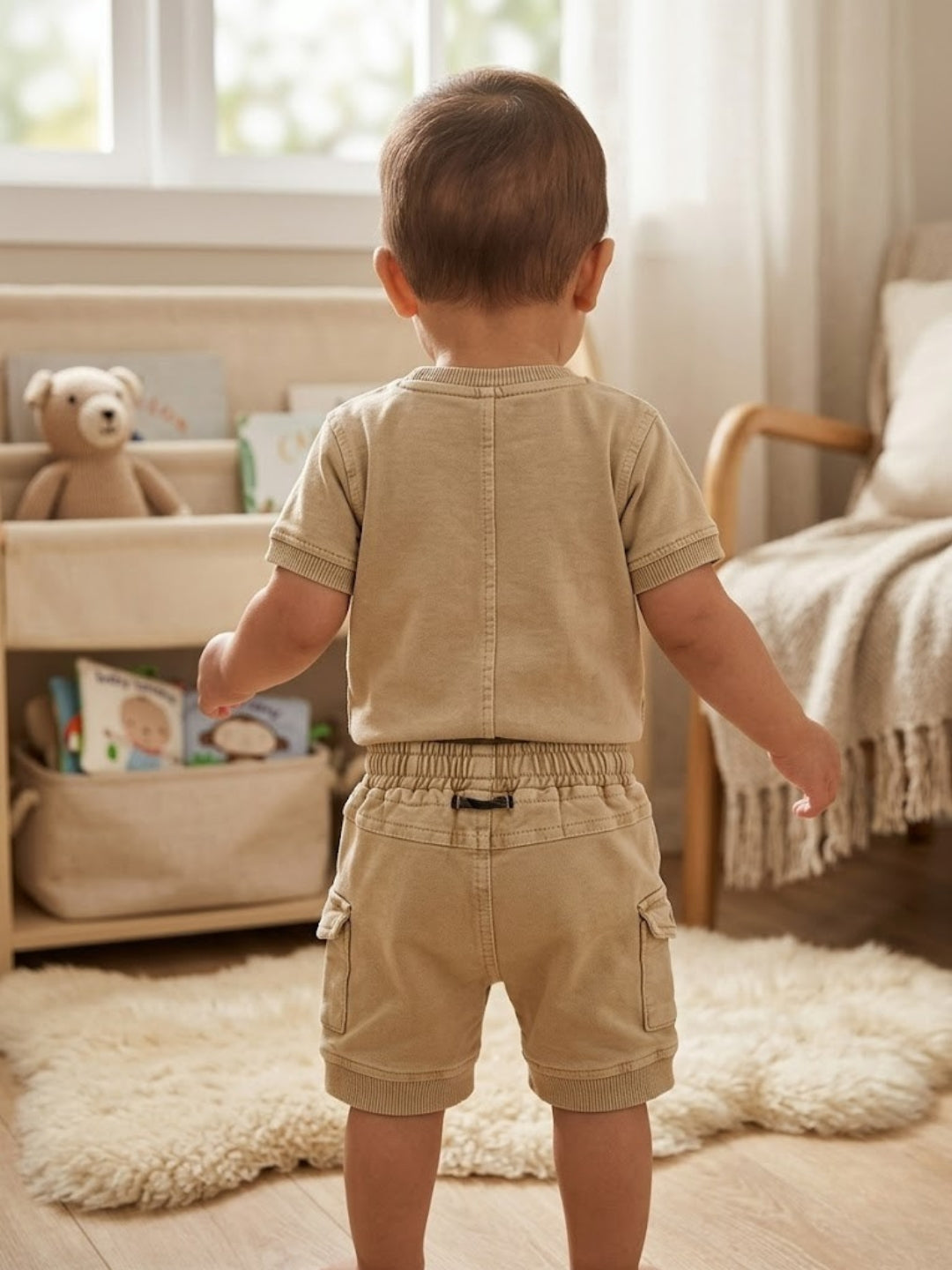 Cdeck Baby Cotton T-Shirt & Shorts Set | Half Sleeve, Soft & Comfortable Baby Wear