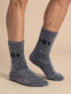 Cdeck Men’s Hair Wool Winter Socks | Single Pair | Soft, Warm, Fuzzy & Stretchable | Comfortable Daily Wear | Grey