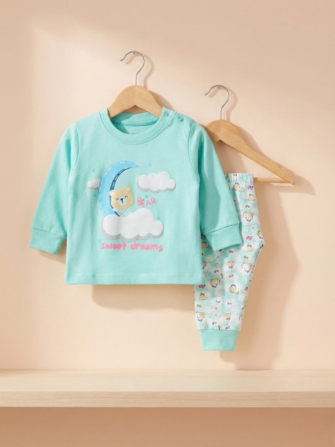 Cdeck Baby Full Sleeve T-Shirt & Pants Set | Soft, Comfortable & Stylish Baby Wear