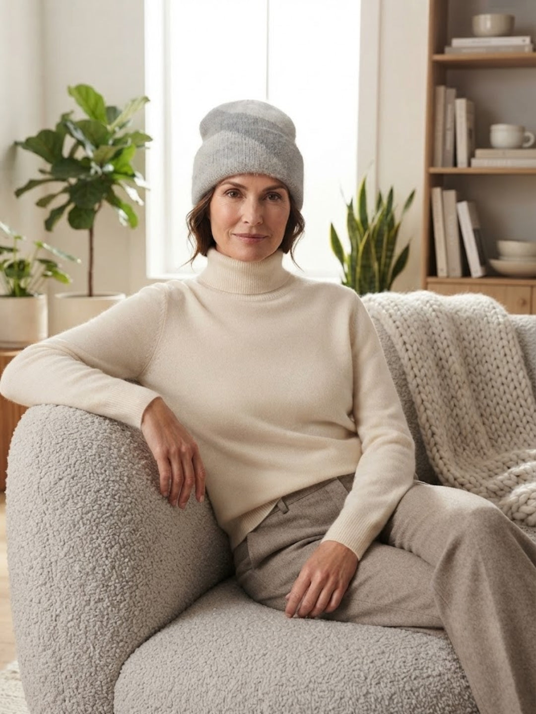 Cdeck Women Woolen Cap | Soft Knitted Winter Beanie for Women | Warm & Stylish Winter Wear | Free Size