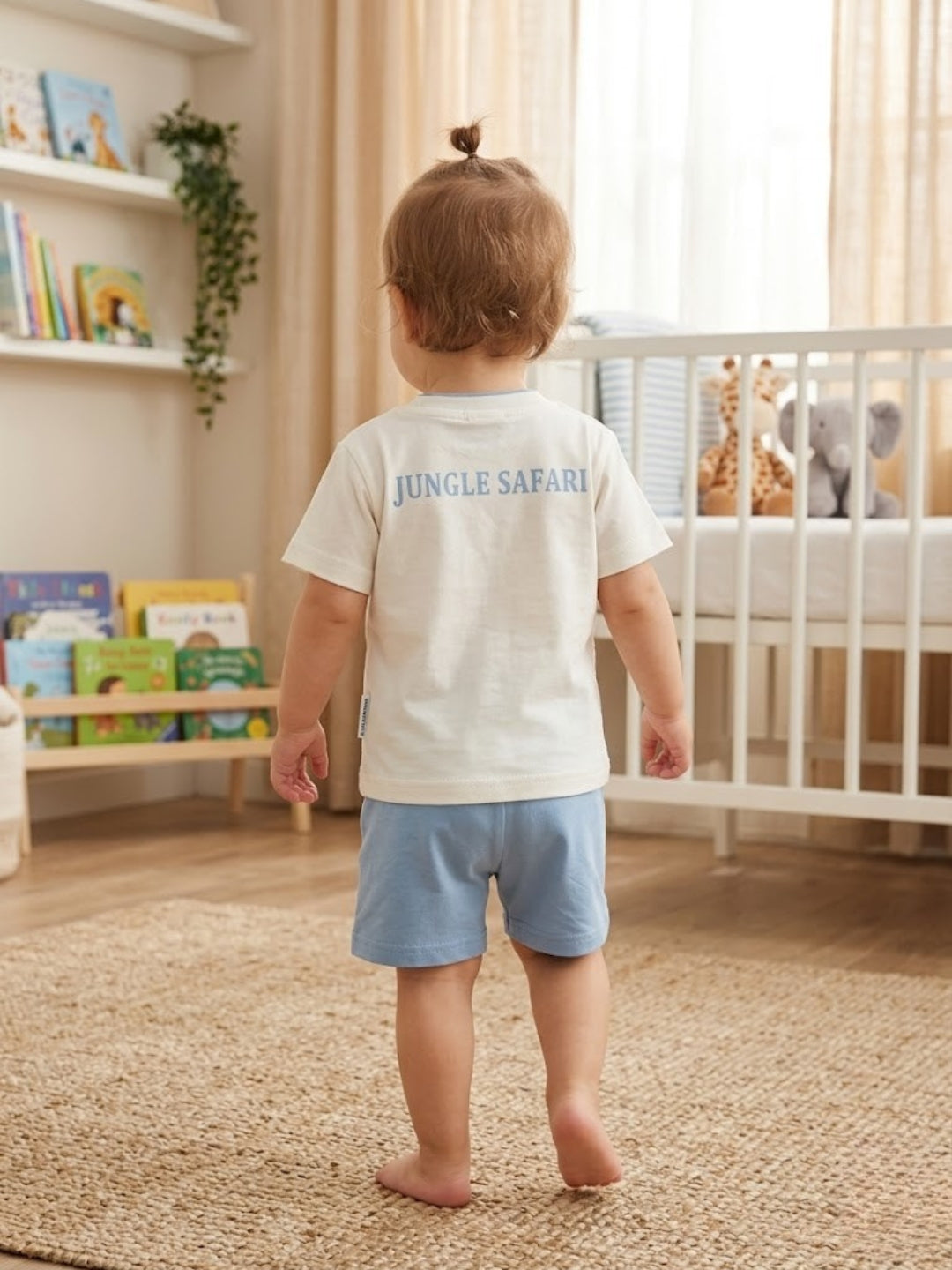 Cdeck Baby Cotton T-Shirt & Shorts Set | Half Sleeve, Soft & Comfortable Baby Wear