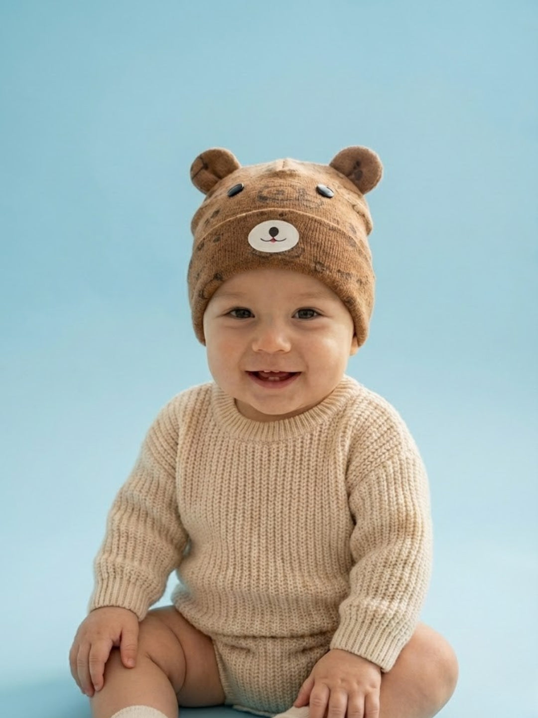 Cdeck Kids Woolen Cap for Boys & Girls | Soft, Warm & Comfortable Winter Wear | 6–18 Months