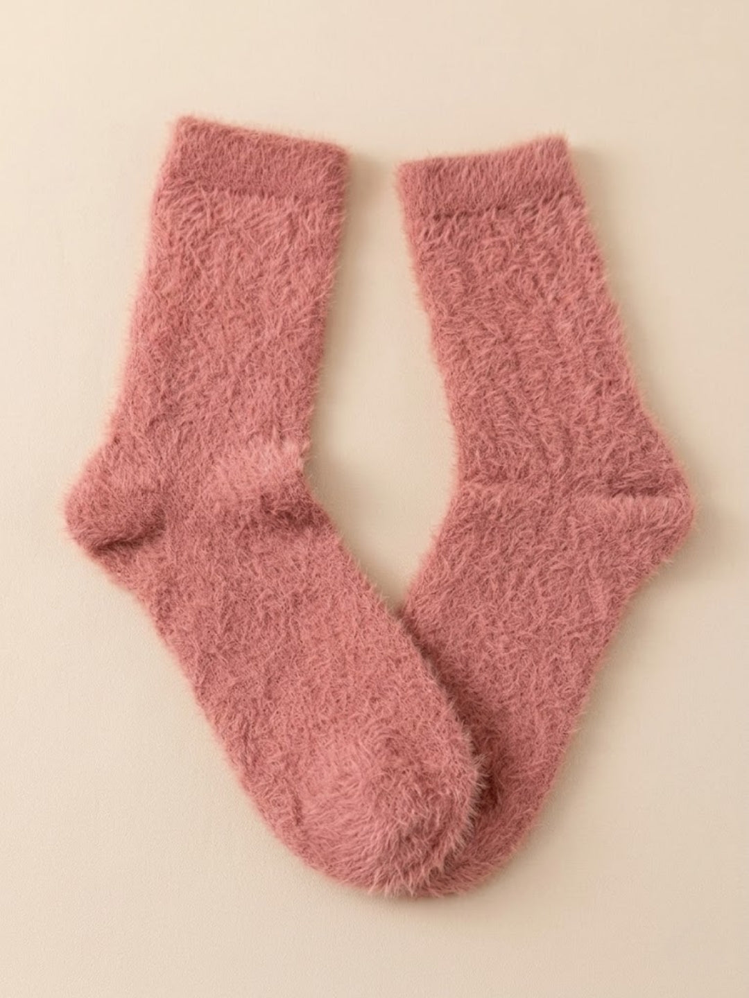 Cdeck Women’s Soft & Warm Woolen Fuzzy Socks | Cozy Thick Winter Socks for Women | Pink