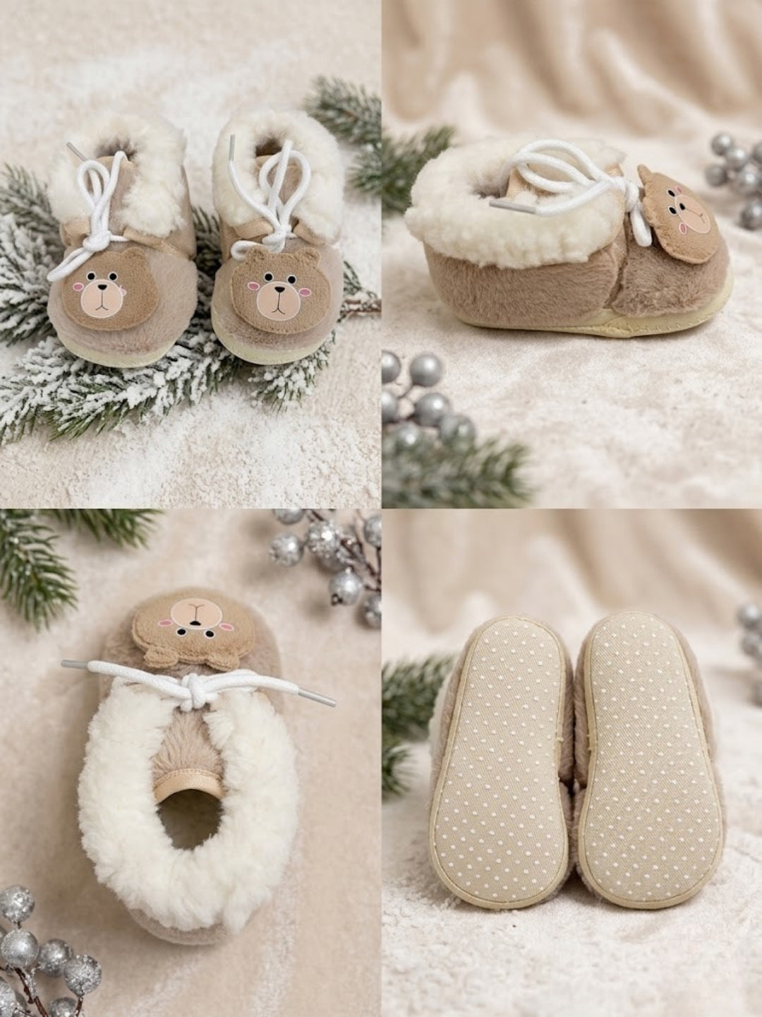 Cdeck Winter Booties for Kids | Warm, Soft & Comfortable | 3–18 Months