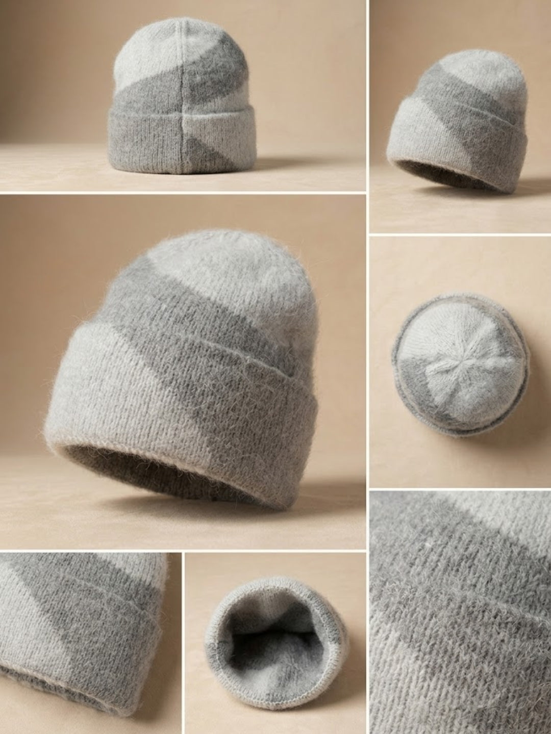 Cdeck Women Woolen Cap | Soft Knitted Winter Beanie for Women | Warm & Stylish Winter Wear | Free Size