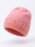 Cdeck Women's Woolen Winter Cap for Girls & Women
