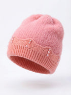 Cdeck Kids Woolen Winter Cap for Baby Girls | Soft, Warm & Comfortable | 1–2 Years