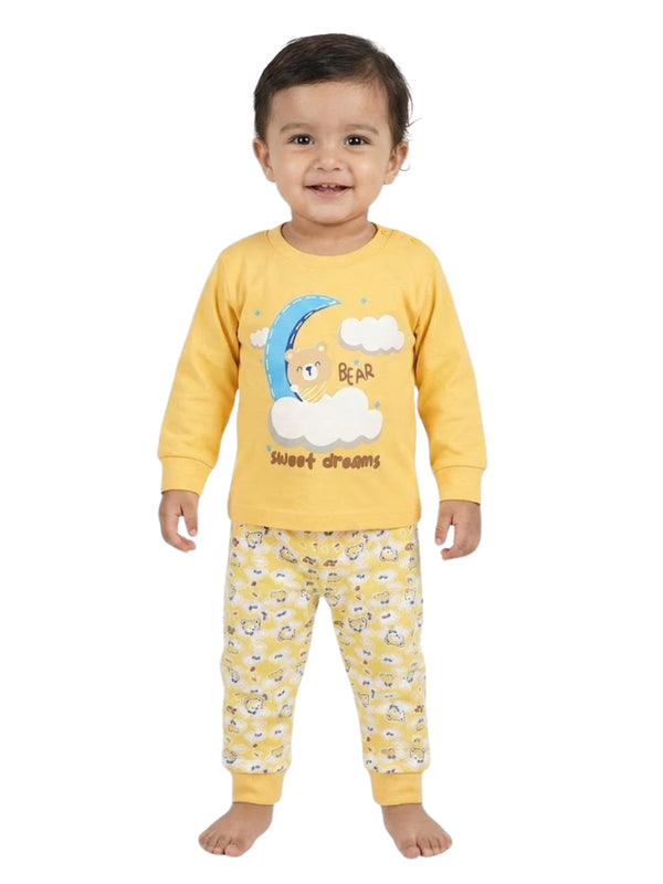 Cdeck Baby Full Sleeve T-Shirt & Pants Set | Soft, Comfortable & Stylish