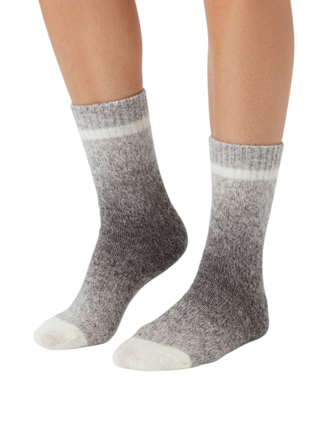 Cdeck Unisex Premium Fuzzy Socks – Soft Warm Cozy Winter Socks for Men & Women | Comfortable Everyday Winter Wear | Free Size | Grey Brown