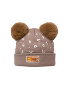 Cdeck Unisex Cable Knit Woolen Winter Beanie Cap with Pom Pom | Soft, Warm & Comfortable | 1–3 Years