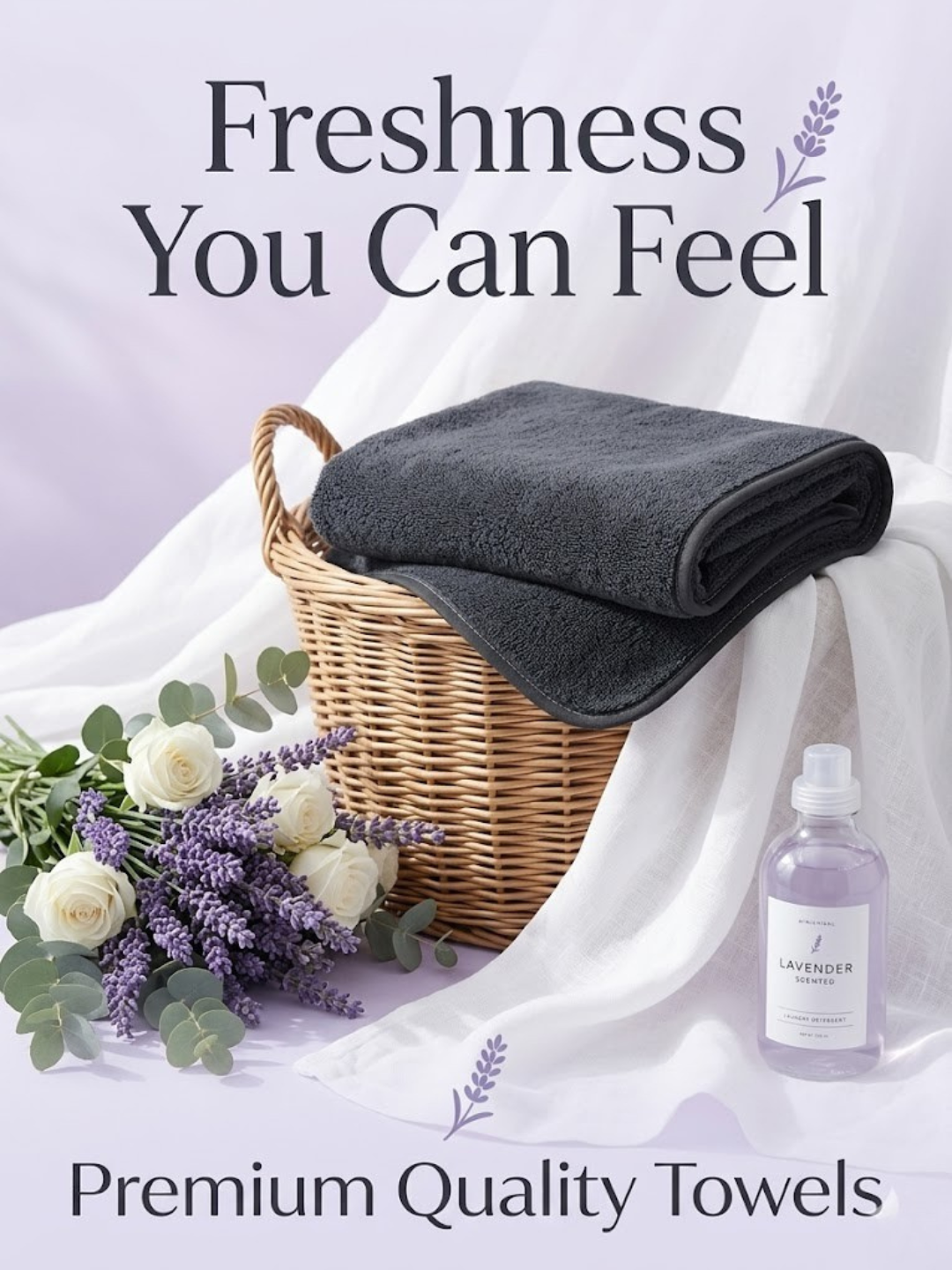 Cdeck Premium Cotton Hand Towel | Soft, Absorbent & Comfortable Everyday Use
