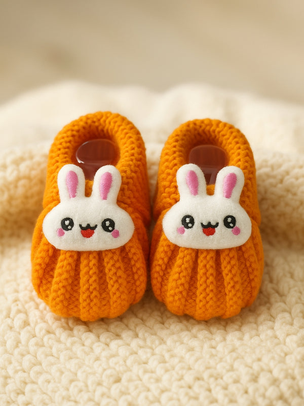 Cdeck Hand Knitted Baby Woolen Booties | Soft, Warm & Comfortable Newborn Footwear | 0–12 Months