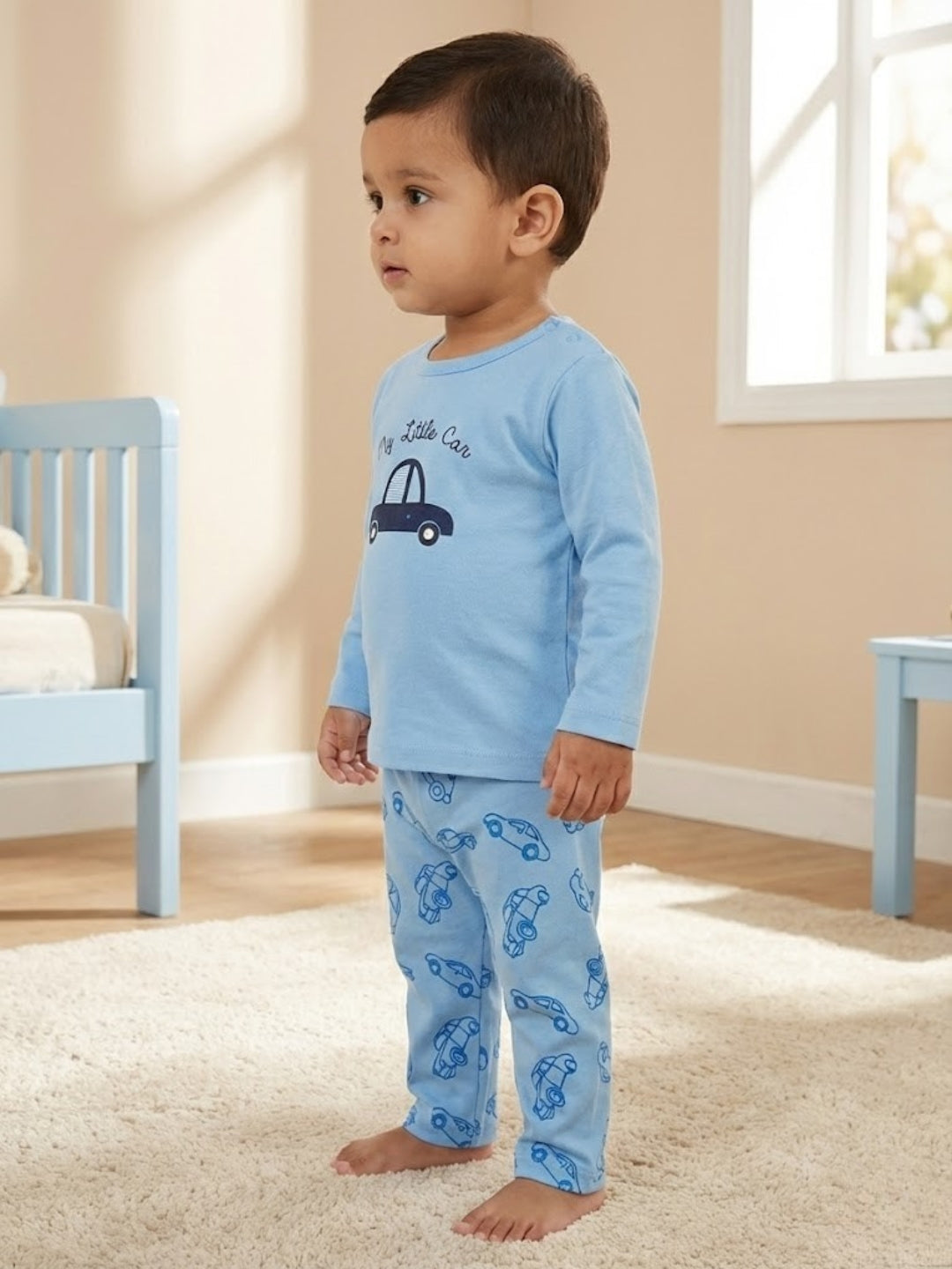 Cdeck Baby Full Sleeve T-Shirt & Pants Set | Comfortable & Stylish Baby Clothing