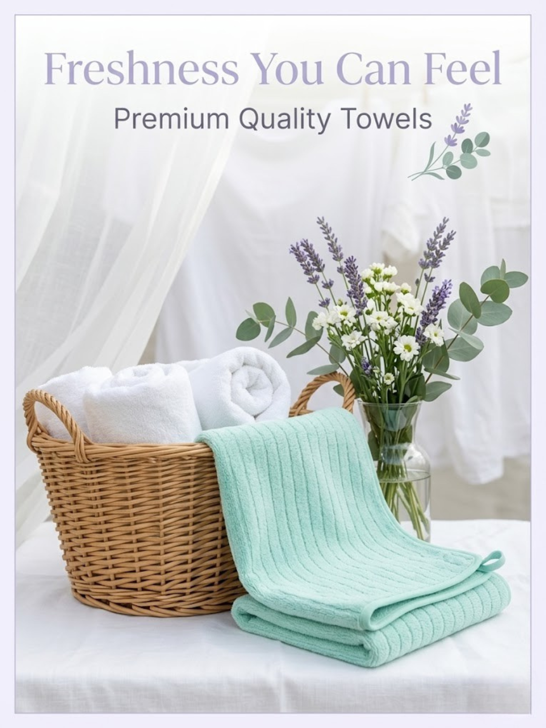 Cdeck Premium Cotton Hand Towel | Soft, Absorbent & Comfortable Everyday Use