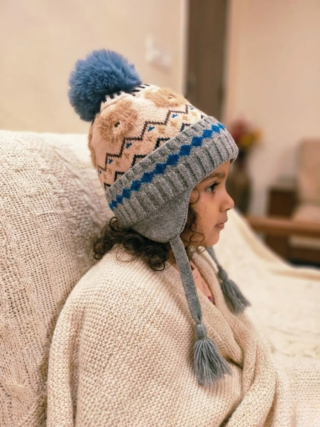 Cdeck Kids Woolen Winter Cap for Boys & Girls