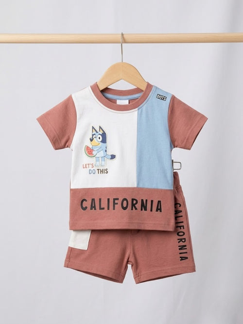 Cdeck Baby Cotton T-Shirt & Shorts Set | Half Sleeve, Soft & Comfortable Baby Wear