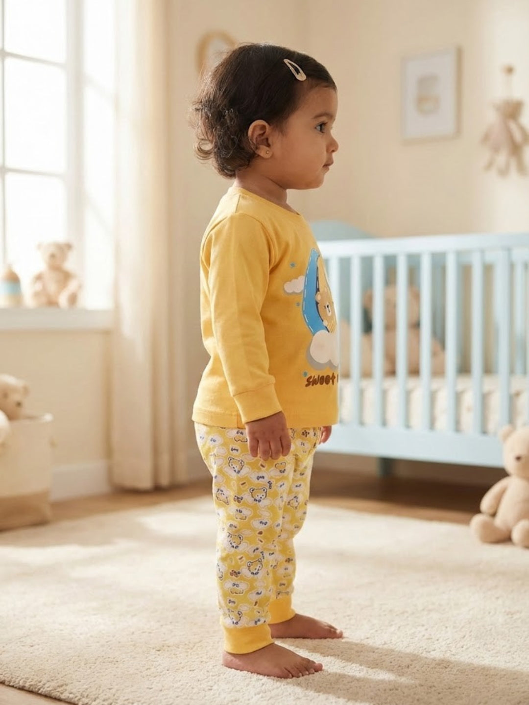 Cdeck Baby Full Sleeve T-Shirt & Pants Set | Soft, Comfortable & Stylish