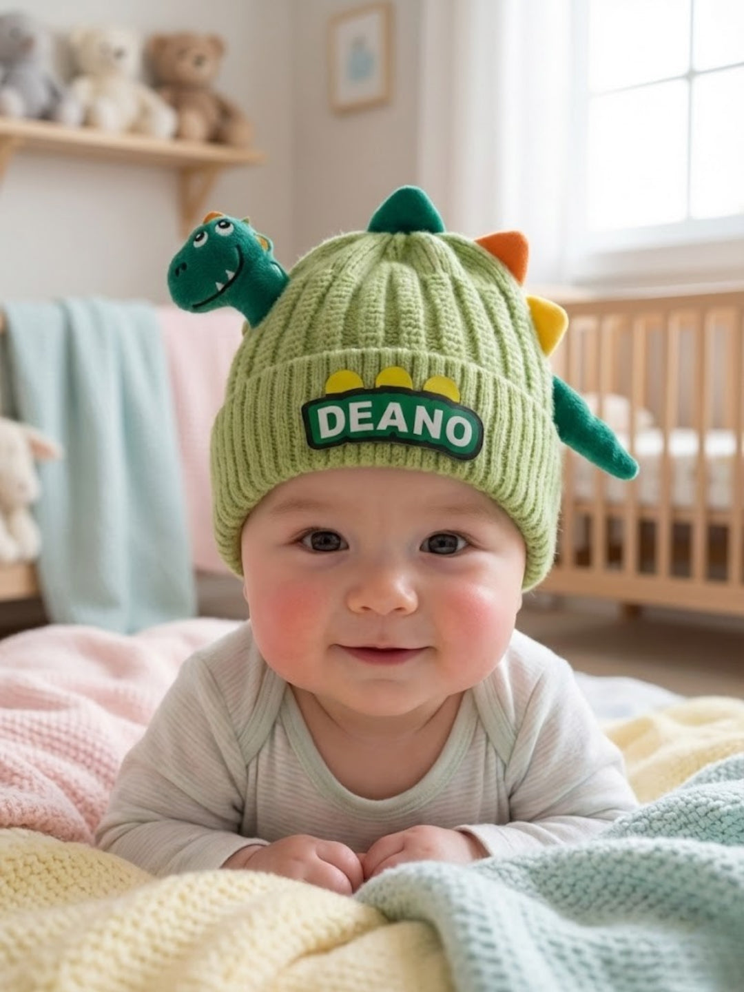 Cdeck Kids Woolen Cap for Boys & Girls | Soft, Warm & Comfortable Winter Wear | 1–2 Years