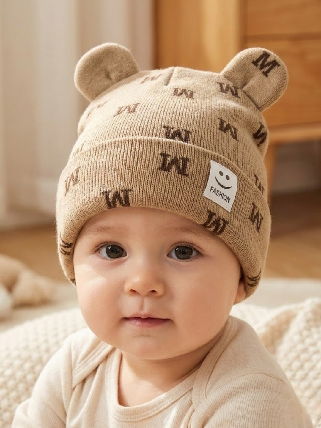 Cdeck Kids Woolen Cap for Boys & Girls | Soft, Warm & Comfortable Winter Wear | 6–18 Months