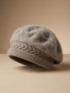 Cdeck Women Woolen Cap | Soft Knitted Winter Beanie for Women | Warm & Stylish Winter Wear | Free Size | Brown