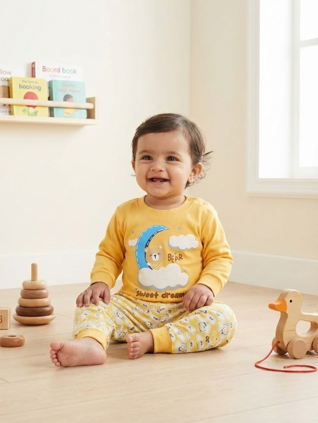 Cdeck Baby Full Sleeve T-Shirt & Pants Set