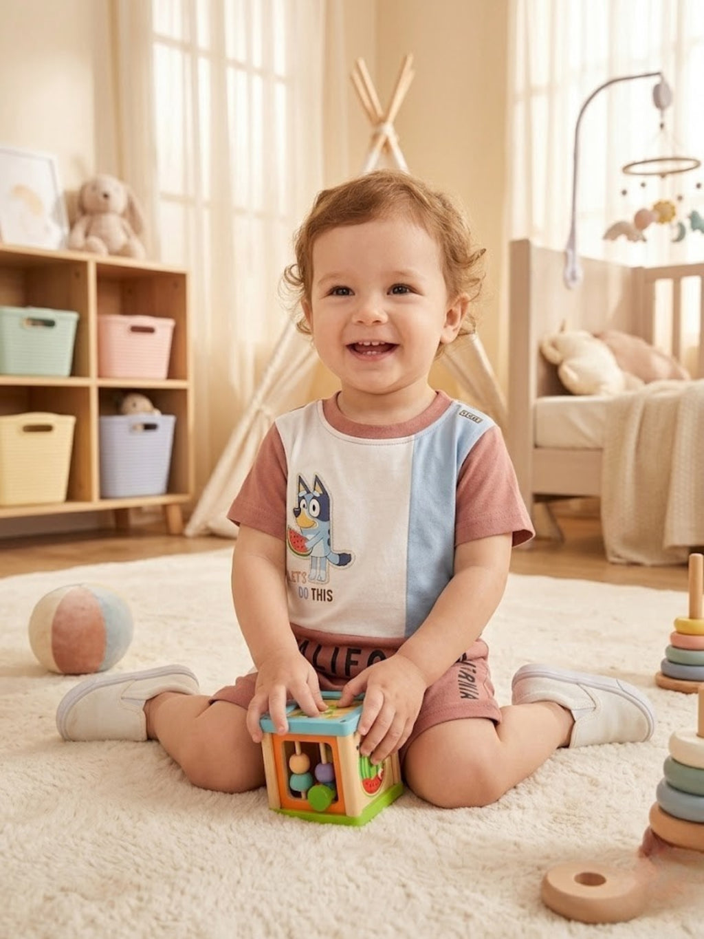 Cdeck Baby Cotton T-Shirt & Shorts Set