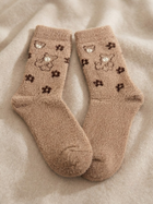 Cdeck Women’s Soft Wool Socks | Floral Printed Winter Socks | Soft Warm Cozy Plush Socks | Everyday Wear