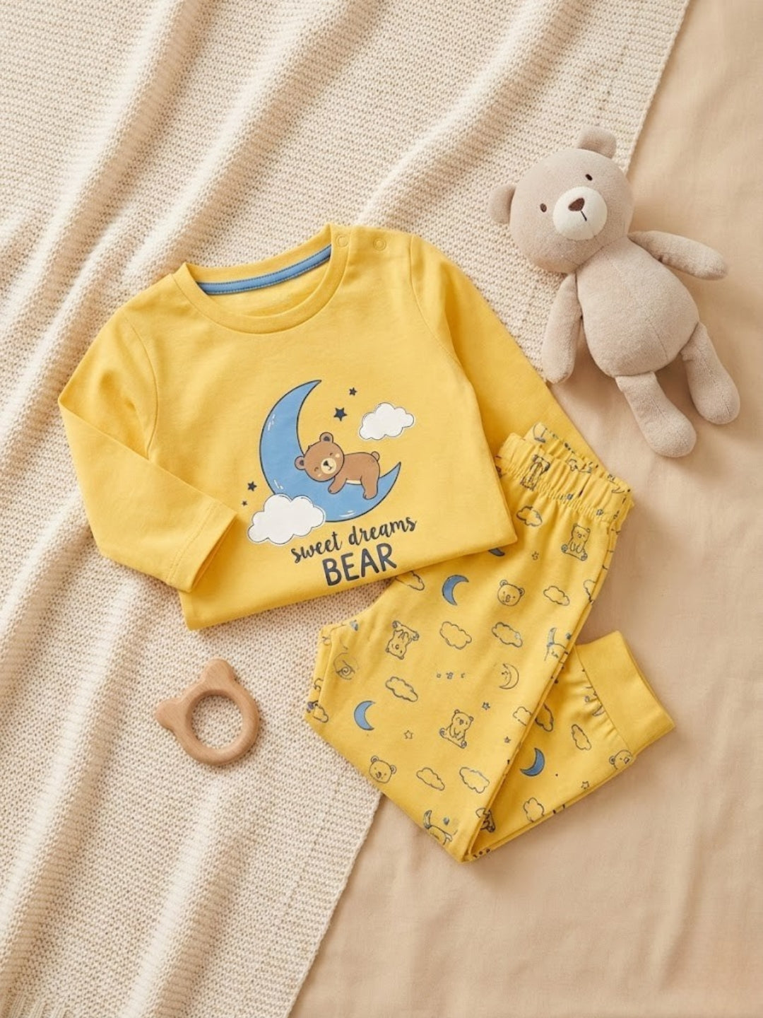 Cdeck Baby Full Sleeve T-Shirt & Pants Set | Soft, Comfortable & Stylish