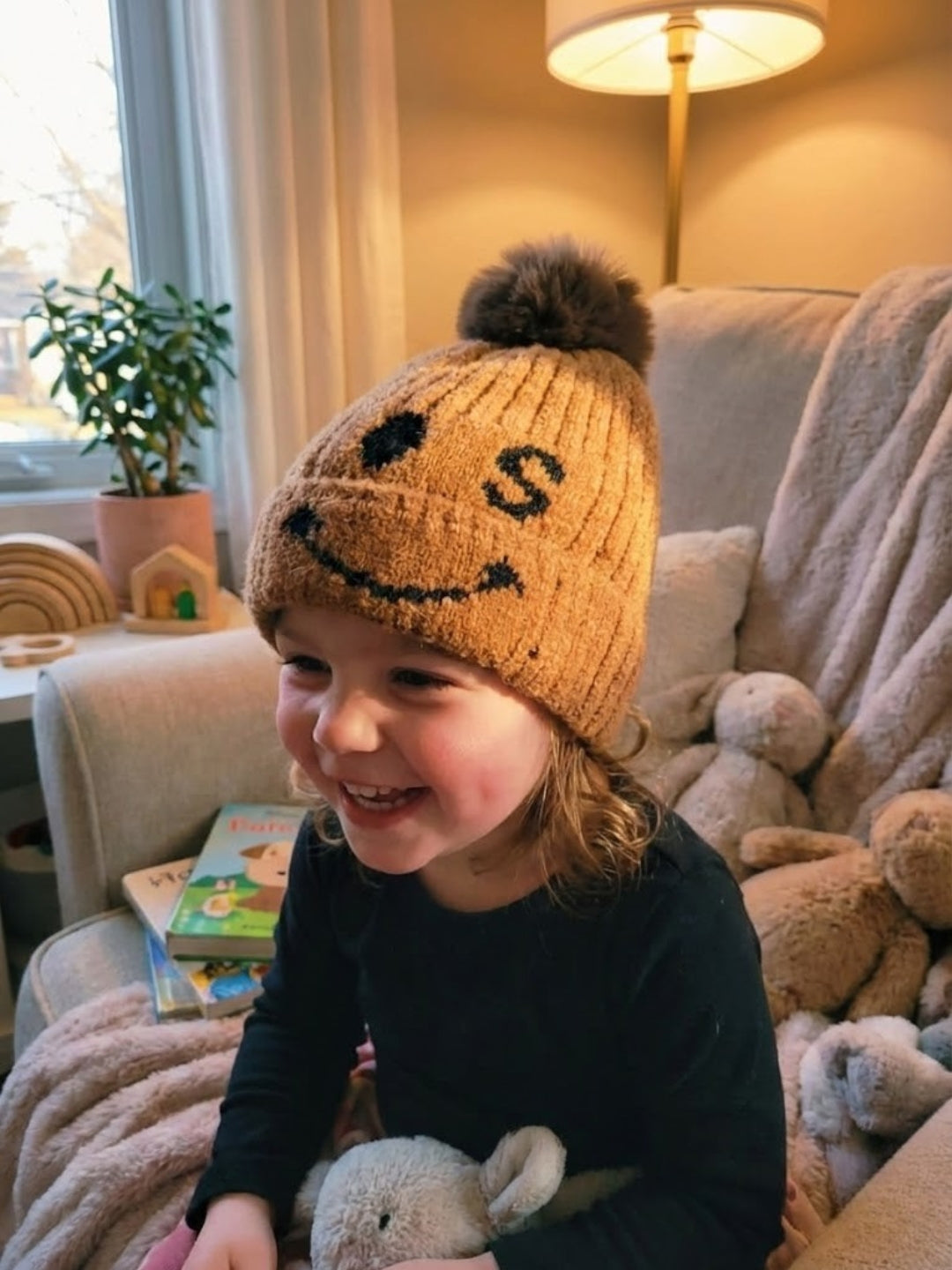 Cdeck Kids Woolen Winter Cap for Boys & Girls | Soft, Warm & Comfortable | 2–4 Years